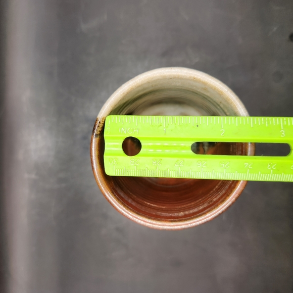 Art Pottery Goblets, Neutral Earth Tones, Set of 2 - Picture 8 of 8